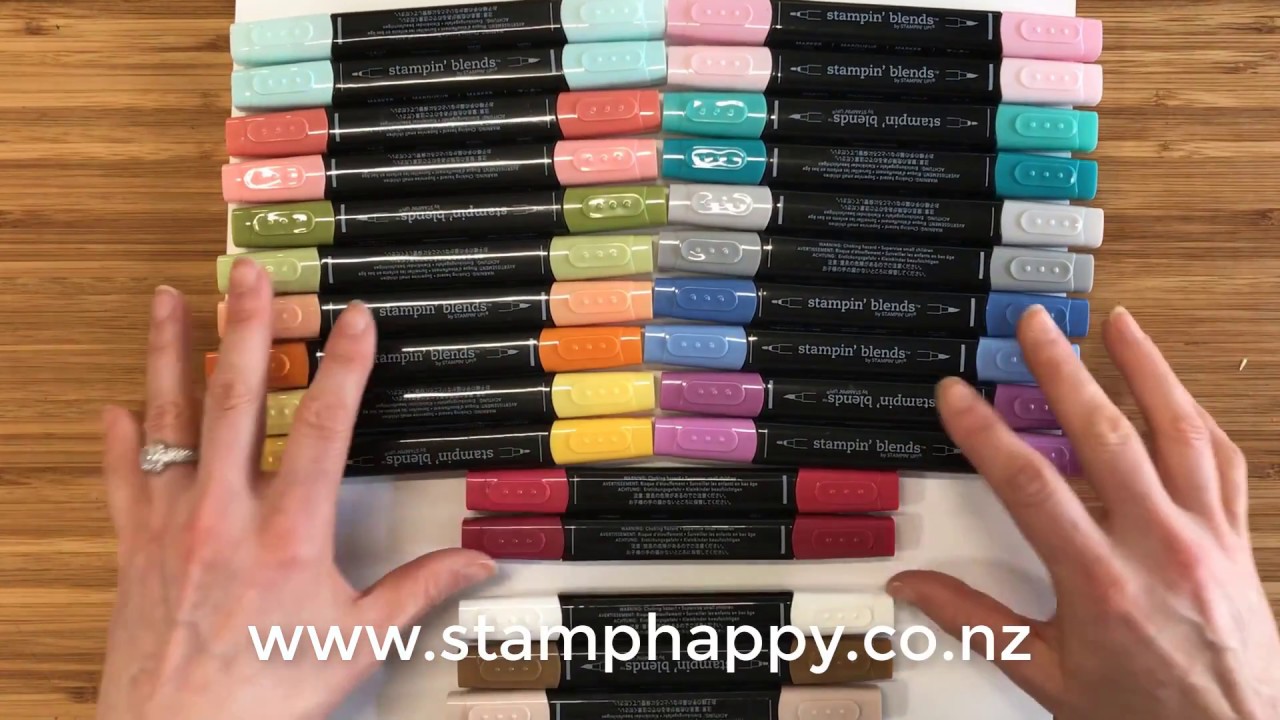 Stampin' Up! Stampin' Blends Tutorial How To Tip and Technique Video for Beginners