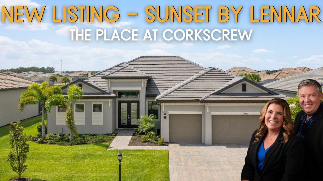 (Sold) Lennar Sunset - in The Place at Corkscrew in Estero, FL