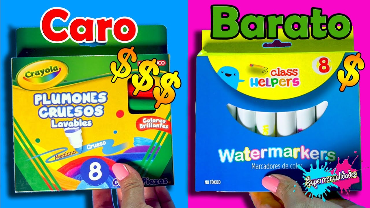 Útiles escolares Baratos VS Caros #2 - Supermanualidades
