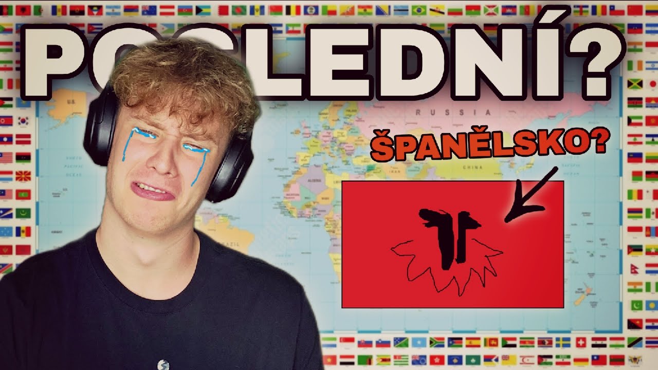 POSLEDNÍ DÍL???🤧 Kreslím vlajky zpaměti pt.5🖌