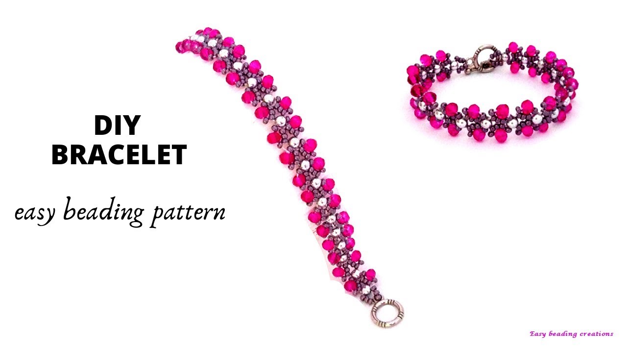 WOW!! Gorgeous design bracelet for beginners, DIY gift idea