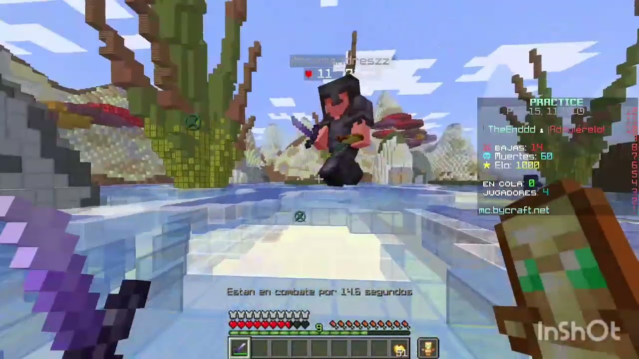 Cuando un jugador de bedrock  se acostumbre a java y lo apodan demonio