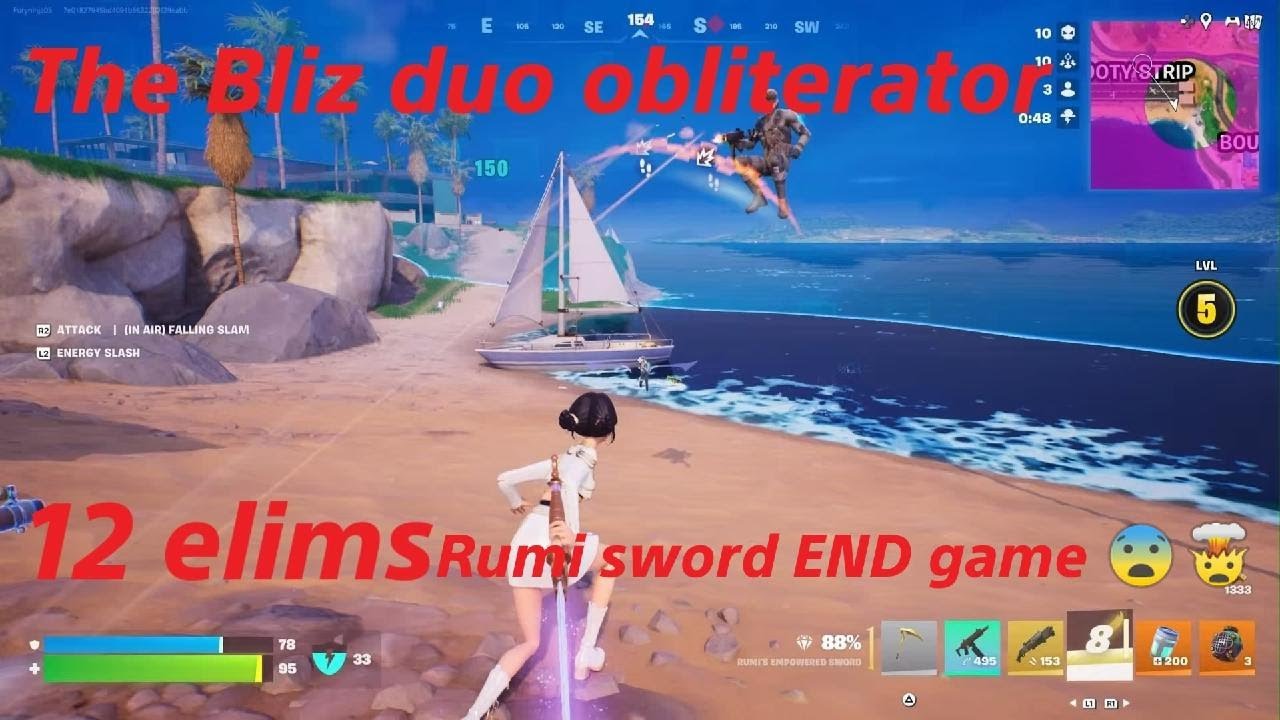 The Fortnite Bliz duo obliterator