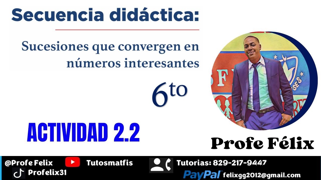 Actividad 2.2 de Matemática 6to secundaria (3ra secuencia)