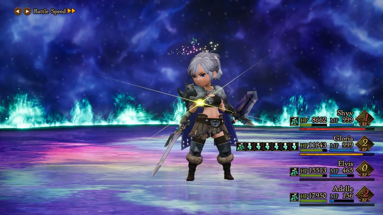 Bravely Default 2 My end game setup