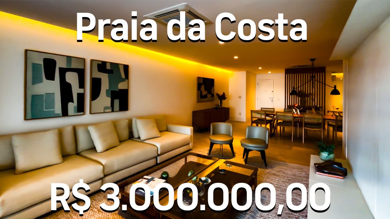 Descubra o luxo na Praia da Costa | Vila Velha ES | Lindo apartamento 3 suítes!