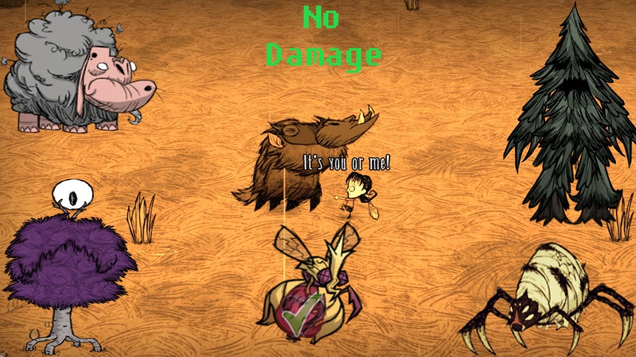 DST Mini Bosses No Damage