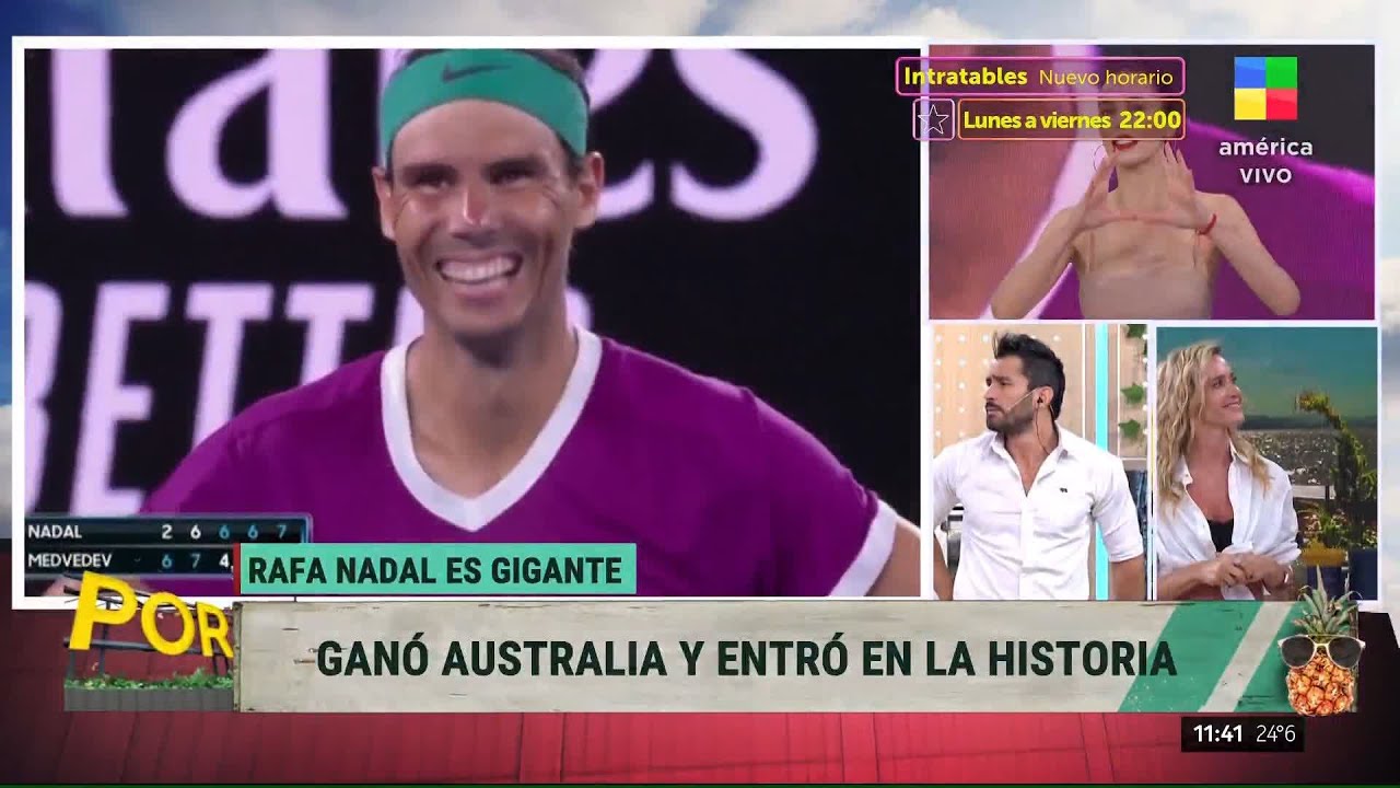 🎾🥎 Rafa Nadal es gigante: ganó 