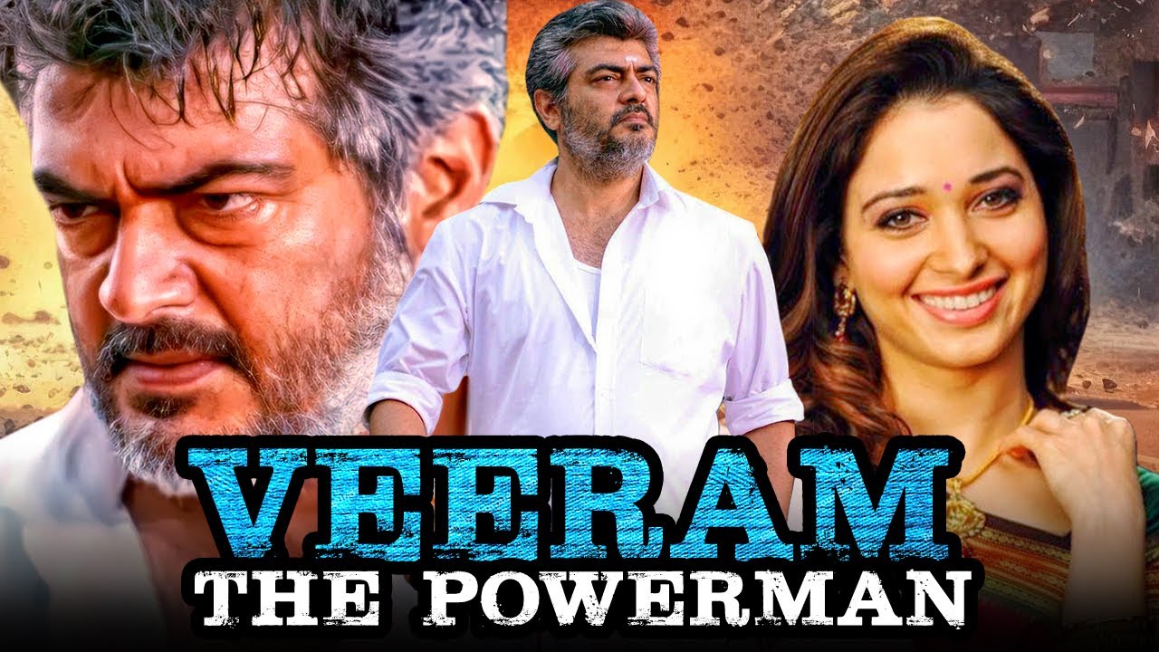 Veeram The Powerman - Ajith Kumar Blockbuster Action Hindi Dubbed Full Movie | Tamannaah Bhatia