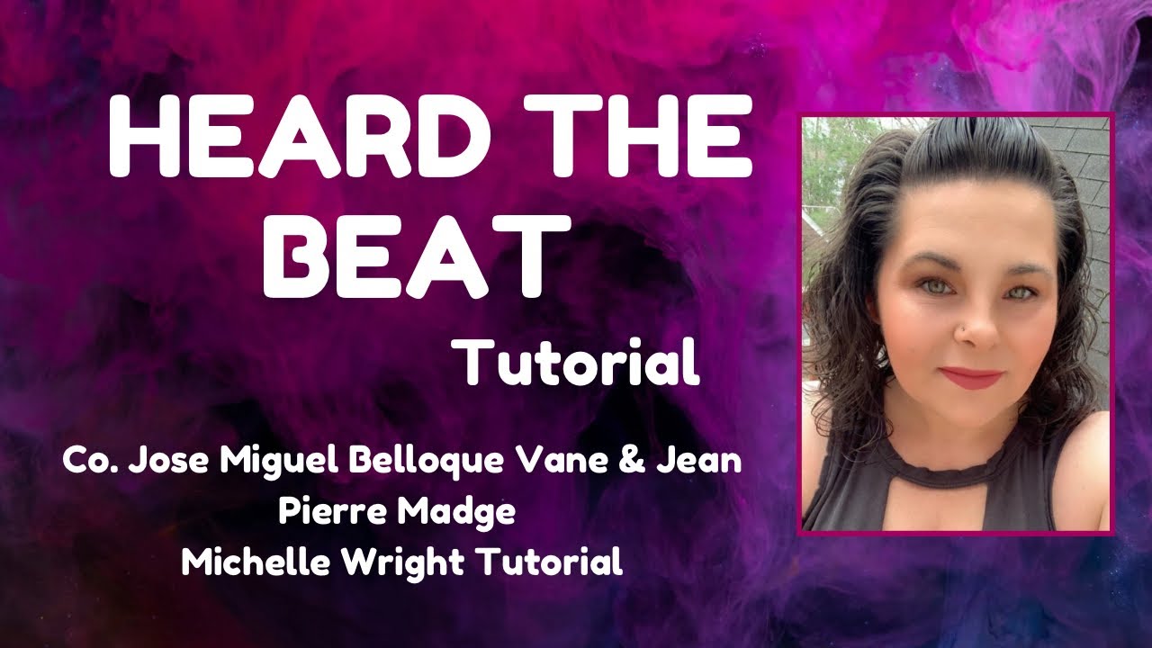 Heard the beat line dance tuTorial low intermediate choreography by Belloque Vane & Madge