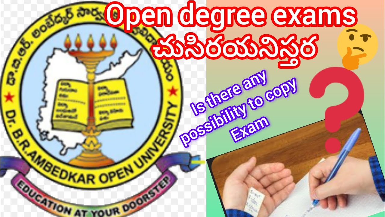 Dr.BR Ambedkar open University exams #how to write semester exams #ambedkar #notification#2024#exam