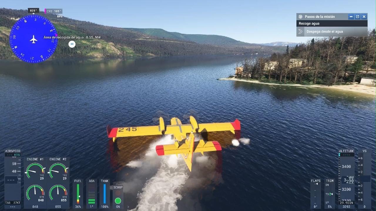 Incendio forestal España castilla y leon Microsoft Flight Simulator 2024