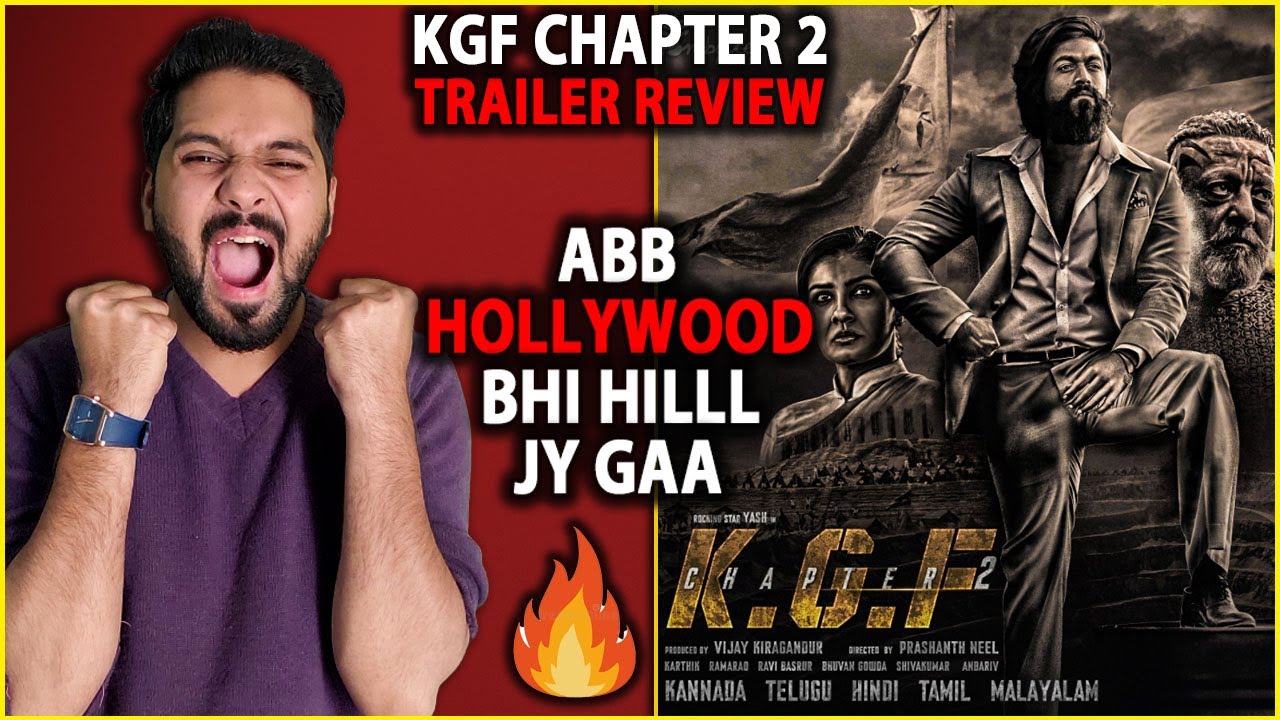 KGF Chapter 2 TRAILER REVIEW | KGF Chapter 2 TRAILER REACTION | KGF Chapter 2 Official Hindi TRAILER