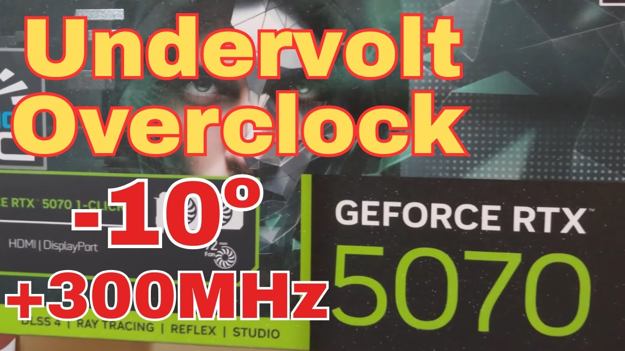 Undervolt e Overclock Galax Geforce RTX 5070 1-Click OC