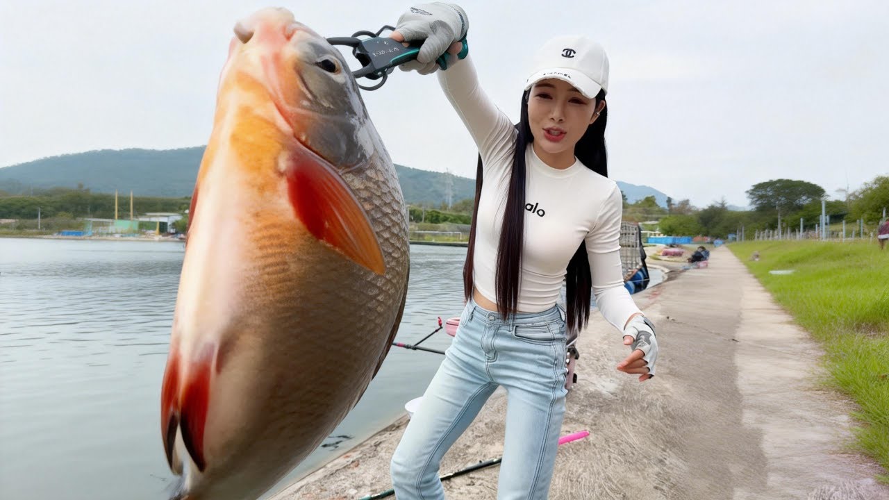 盘黑坑水库老板！情敌见面才分外眼红，老板娘这是把我当假想敌了吧，钓个鱼各种规矩刁难，但是结局很意外。#出门去野   #带上户外神器去撒野  #原来钓鱼才是抖音运动顶流 #钓鱼大师