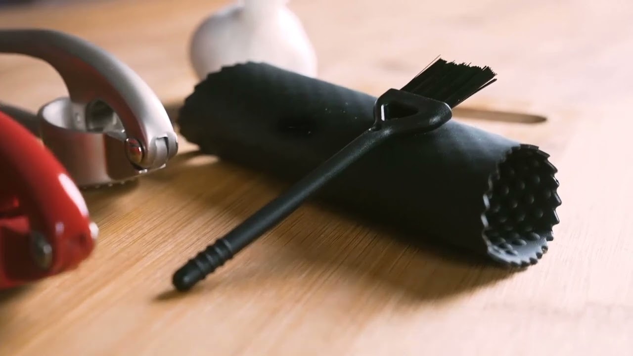 garlic press with silicon #peeler #Amazon best products #kitchen #gadgets|peeler #food #viral