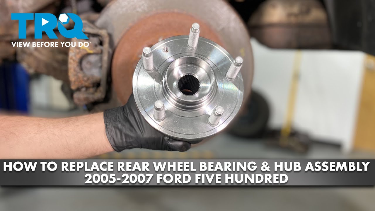 How to Replace Rear Wheel Bearing & Hub Assembly 2005-2007 Ford Five Hundred