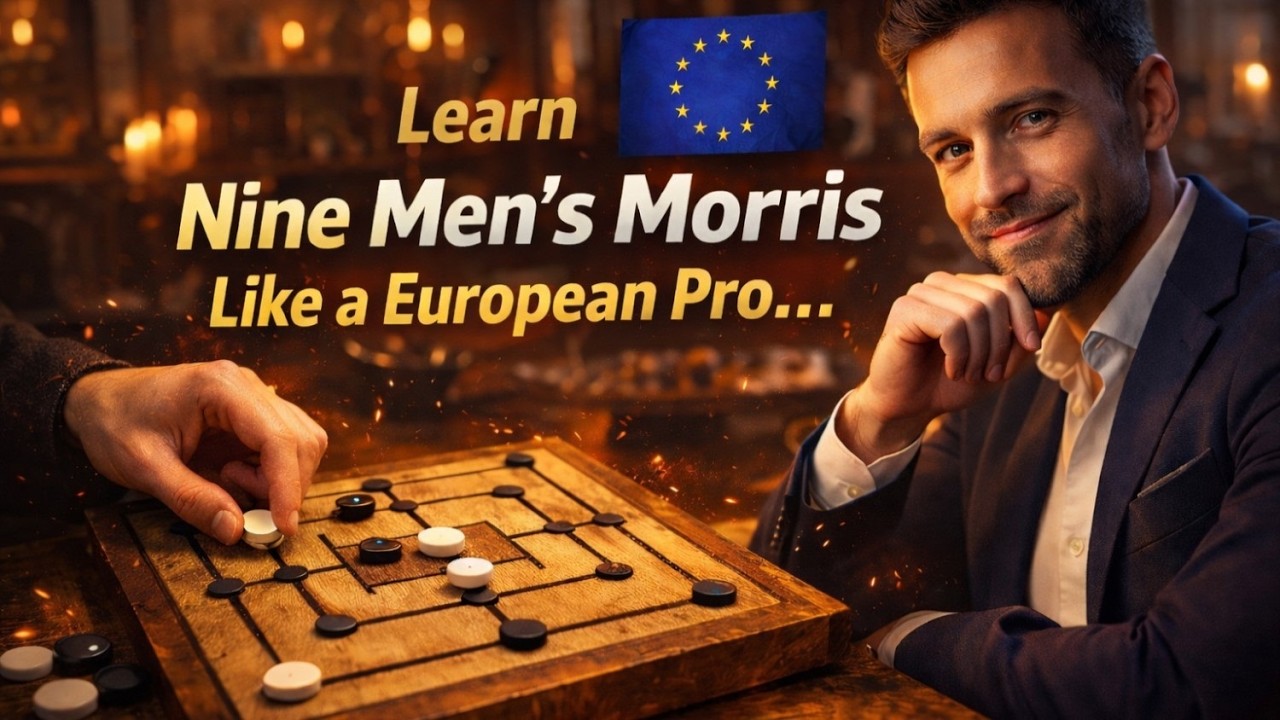 Learn Nine Men's Morris Like a European Pro