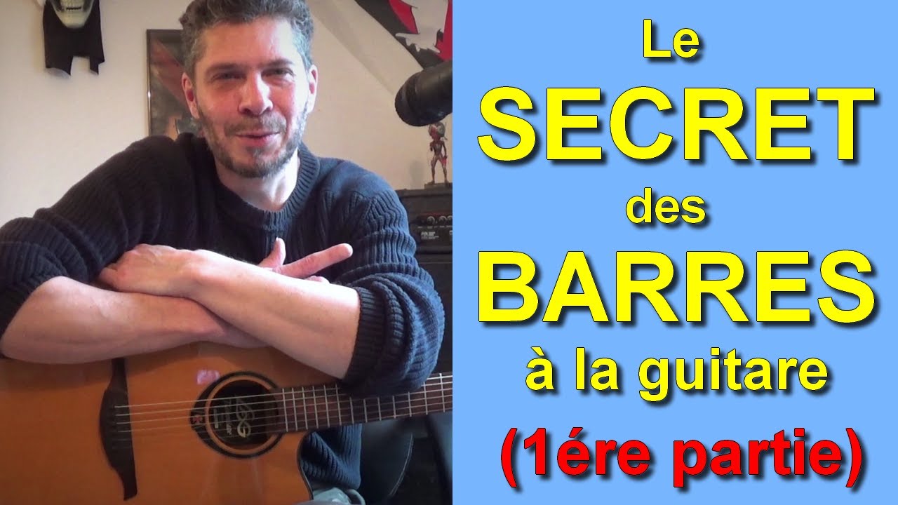 Apprends tes PREMIERS Barrés à la GUITARE ! ( diagrammes et tabs )