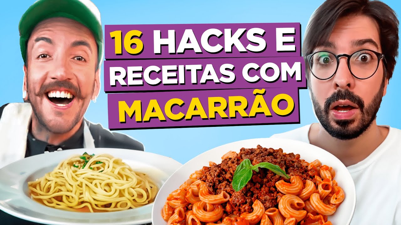 16 Hacks e Receitas com Macarrão