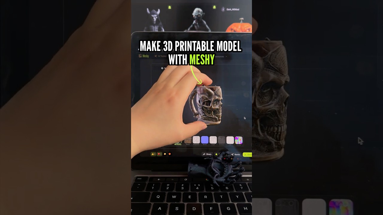 Turn Text into High Poly 3D Models with AI &ndash; Ready for 3D Printing!