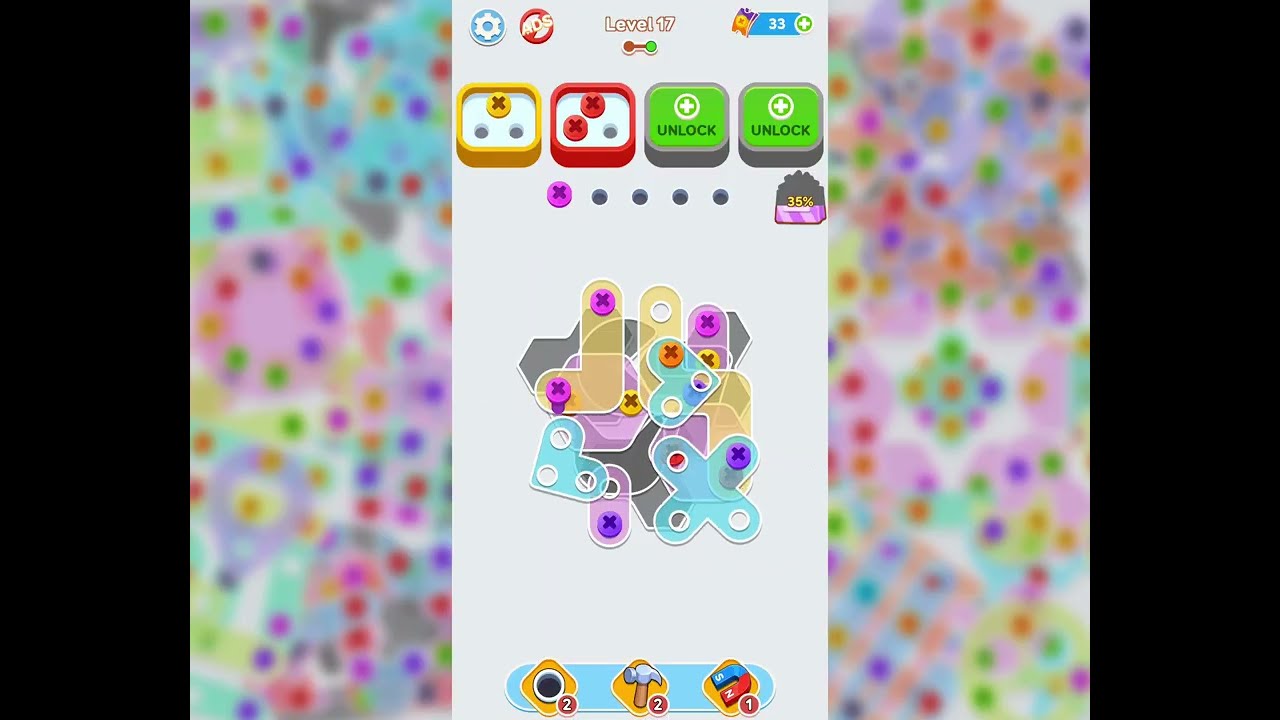 Screw Pin out! (Screw Out!) 🔩 Level 17 Walkthrough & Solution