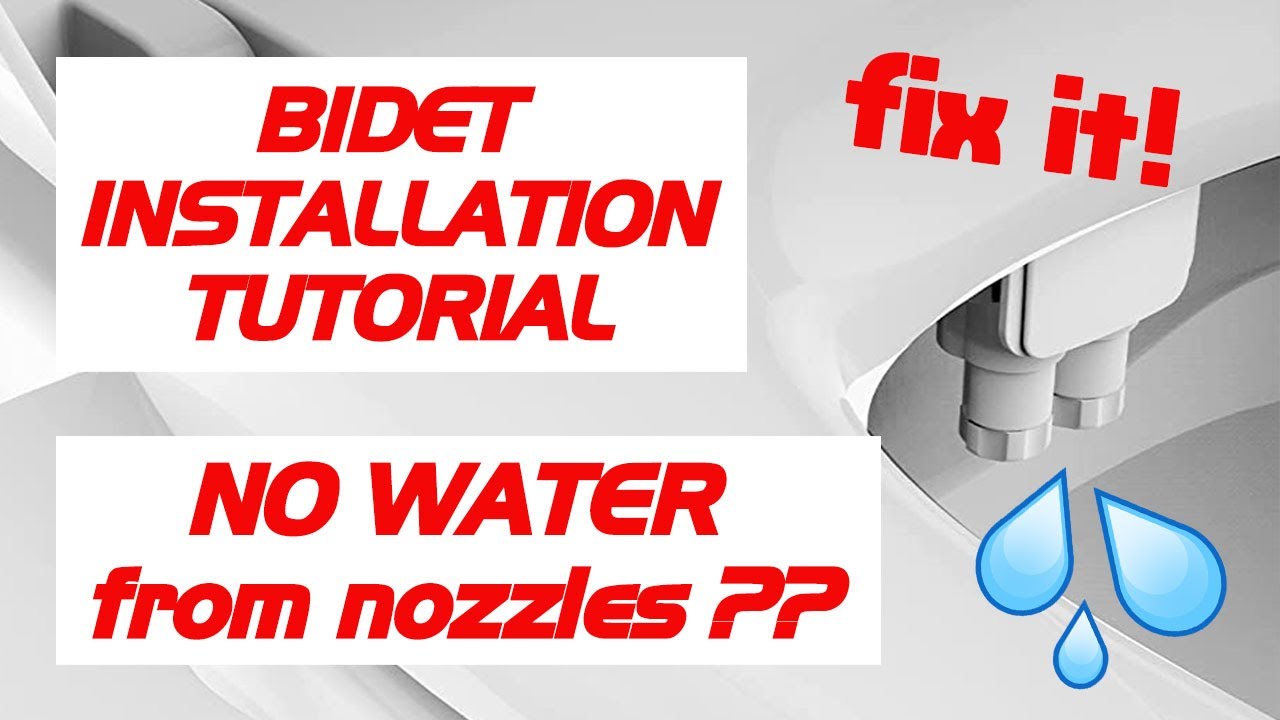Bidet Installation| No Water Coming Out? Nozzles Fixed! 🚽 Goodbye  🧻! (TAG-LISH)