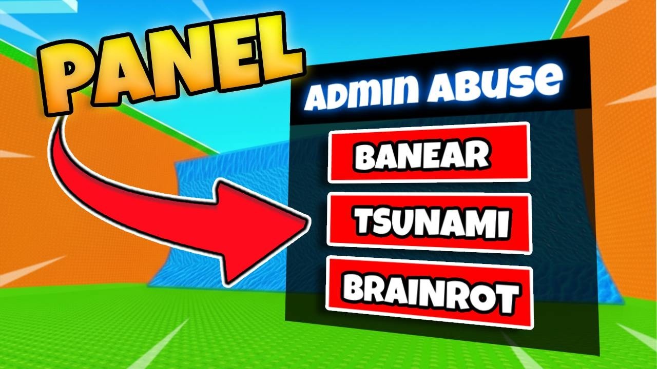 C&Oacute;MO AGREGAR PANEL DE ADMIN ABUSE EN TU JUEGO DE ESCAPE TSUNAMI FOR BRAINROTS