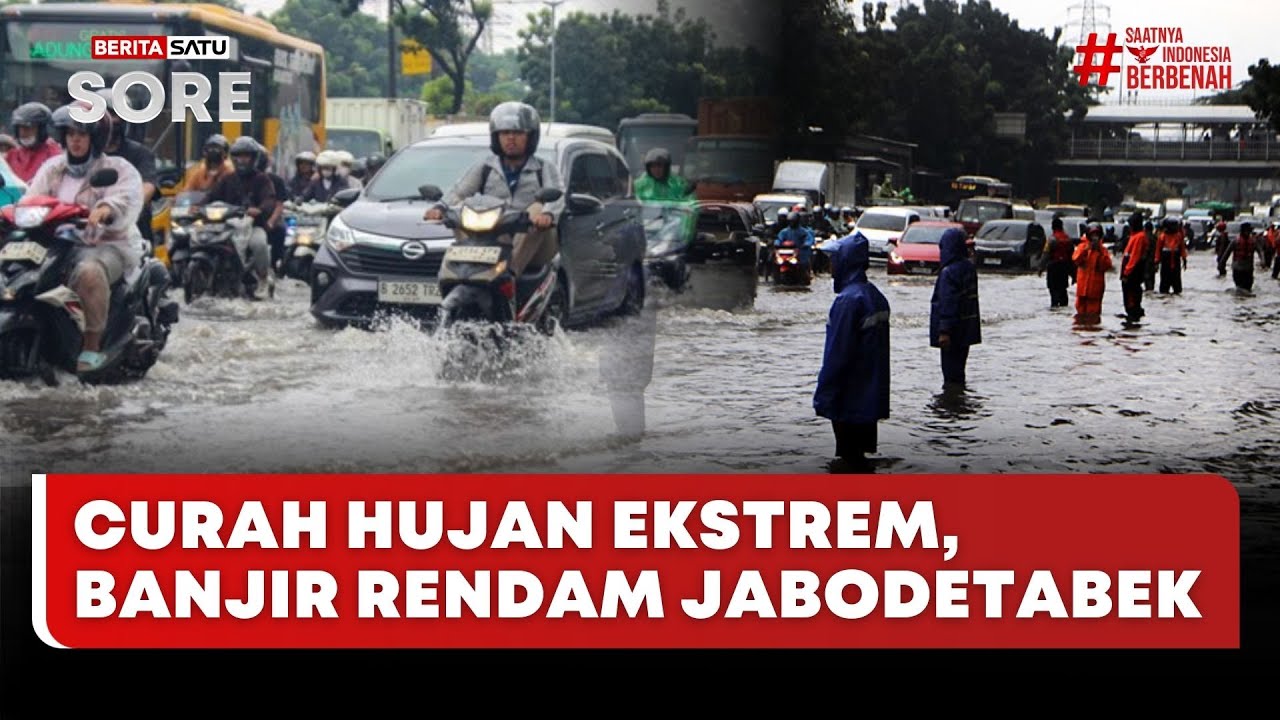 🔴 LIVE | Curah Hujan Ekstrem, Banjir Rendam Jabodetabek - Beritasatu Sore
