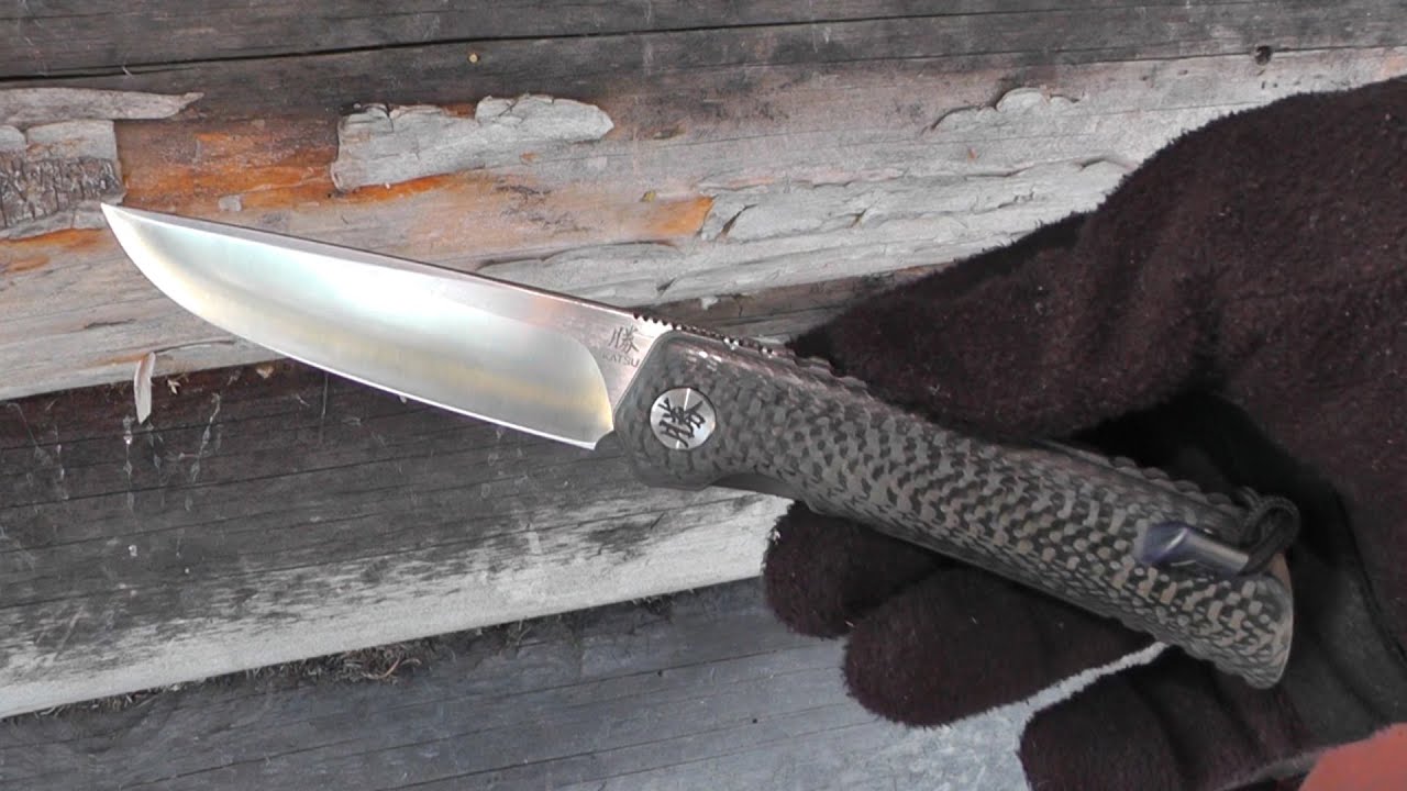Фронт флиппер Katsu knives CK01 - обзор и тесты складного ножа в японском стиле, сравнения с другими