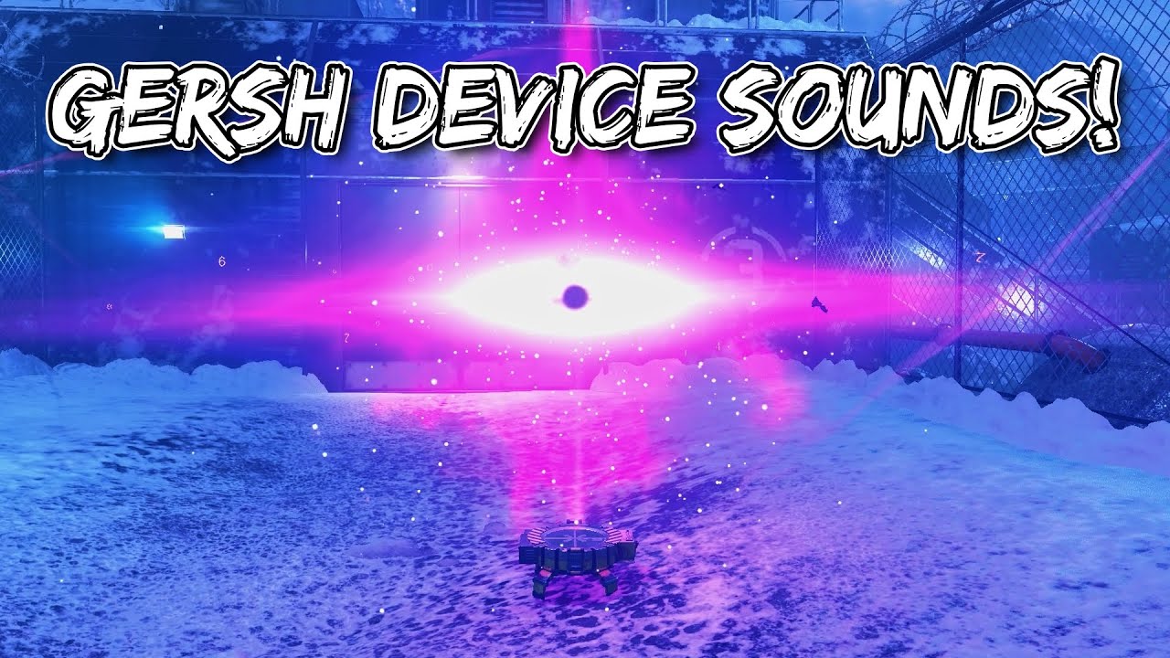 COD Zombies: Gersh Device Sounds