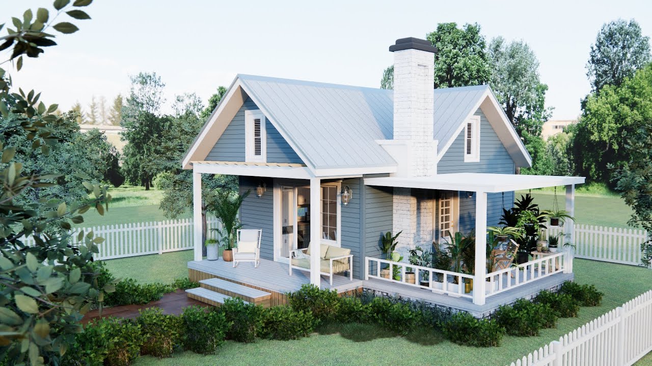 🏡5x7m (16'x23') Adorable Small Home |  Cozy & Peaceful