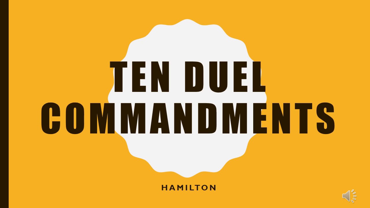 Ten Duel Commandments- Instrumental w/background vocals