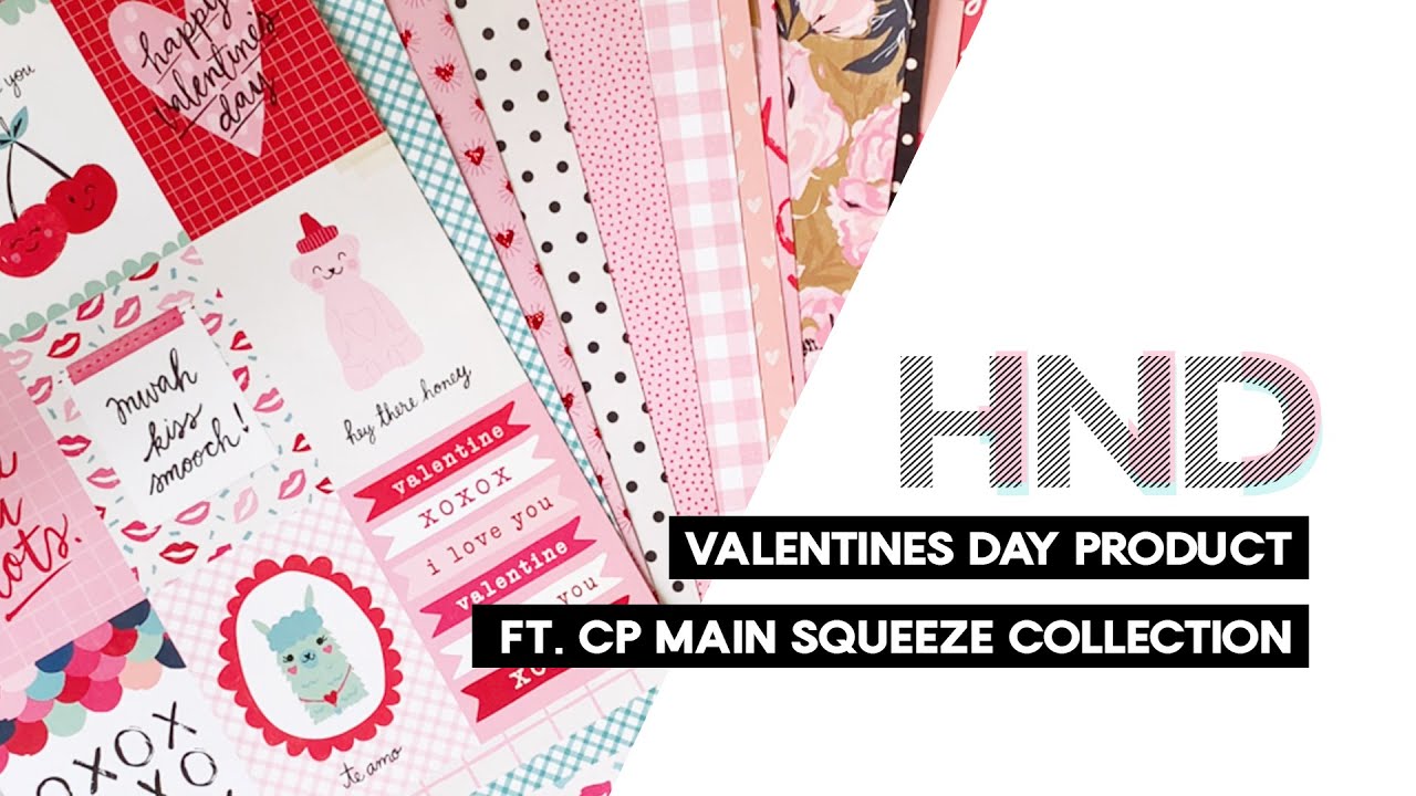 VALENTINES DAY PRODUCT HAUL - FT. CRATE PAPER MAIN SQUEEZE COLLECTION