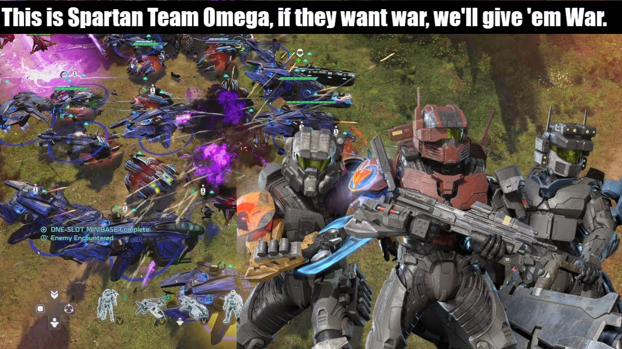 I had to call in OMEGA TEAM and Vultures to resolve this CONFLICT in Halo Wars 2