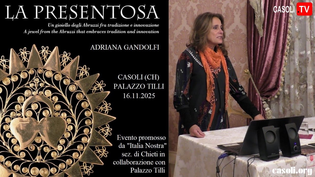 L'ANTROPOLOGA ADRIANA GANDOLFI PRESENTA IL SUO LIBRO DEDICATO ALLA PRESENTOSA