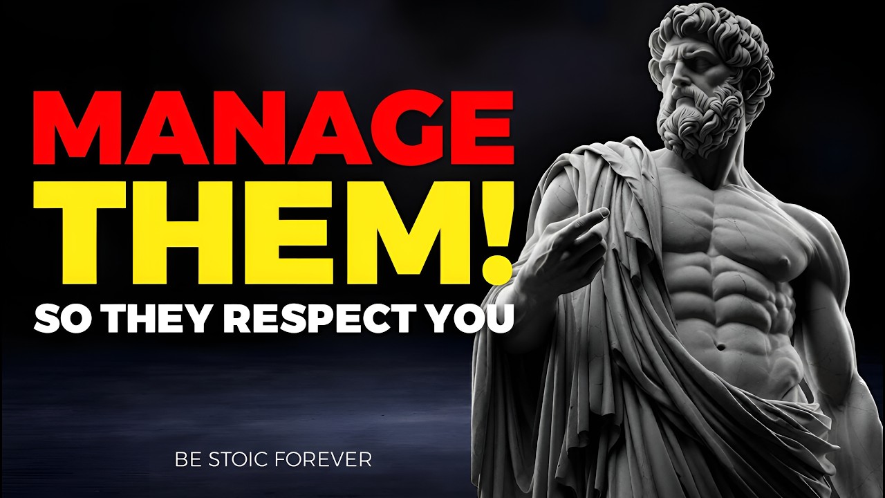 STOICISM | 8 Powerful Ways To Deal With People Who Disrespect You | BE STOIC FOREVER