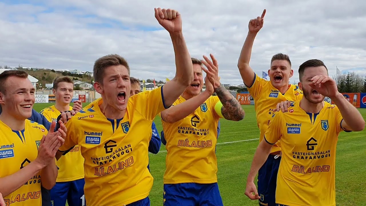 Fj&ouml;lnir 2-1 Haukar - M&ouml;rkin og til&thorn;rif