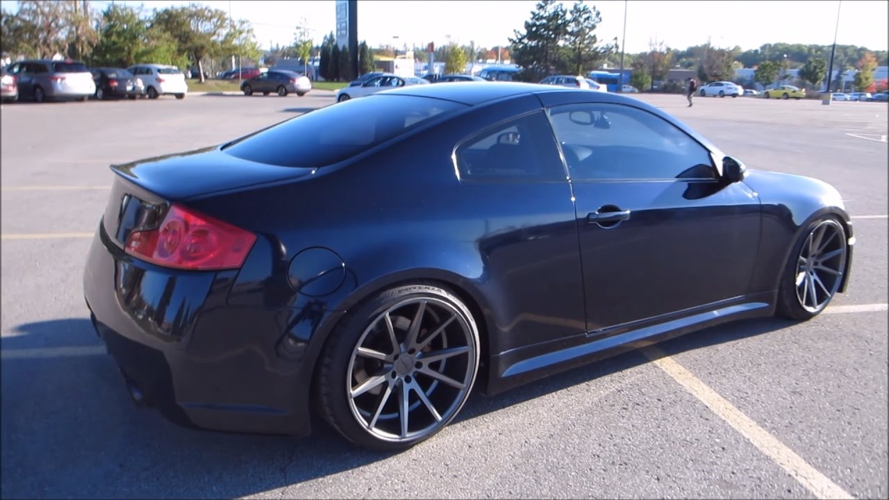 Modded Infiniti G35 Coupe New Front and Suspension UPDATE!