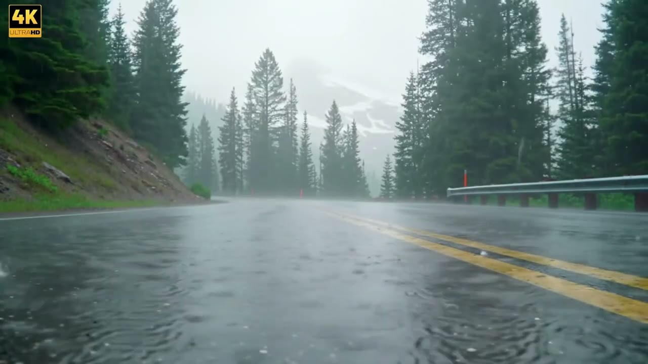 A Soft Rain Drive — Escape Reality, Find Calm