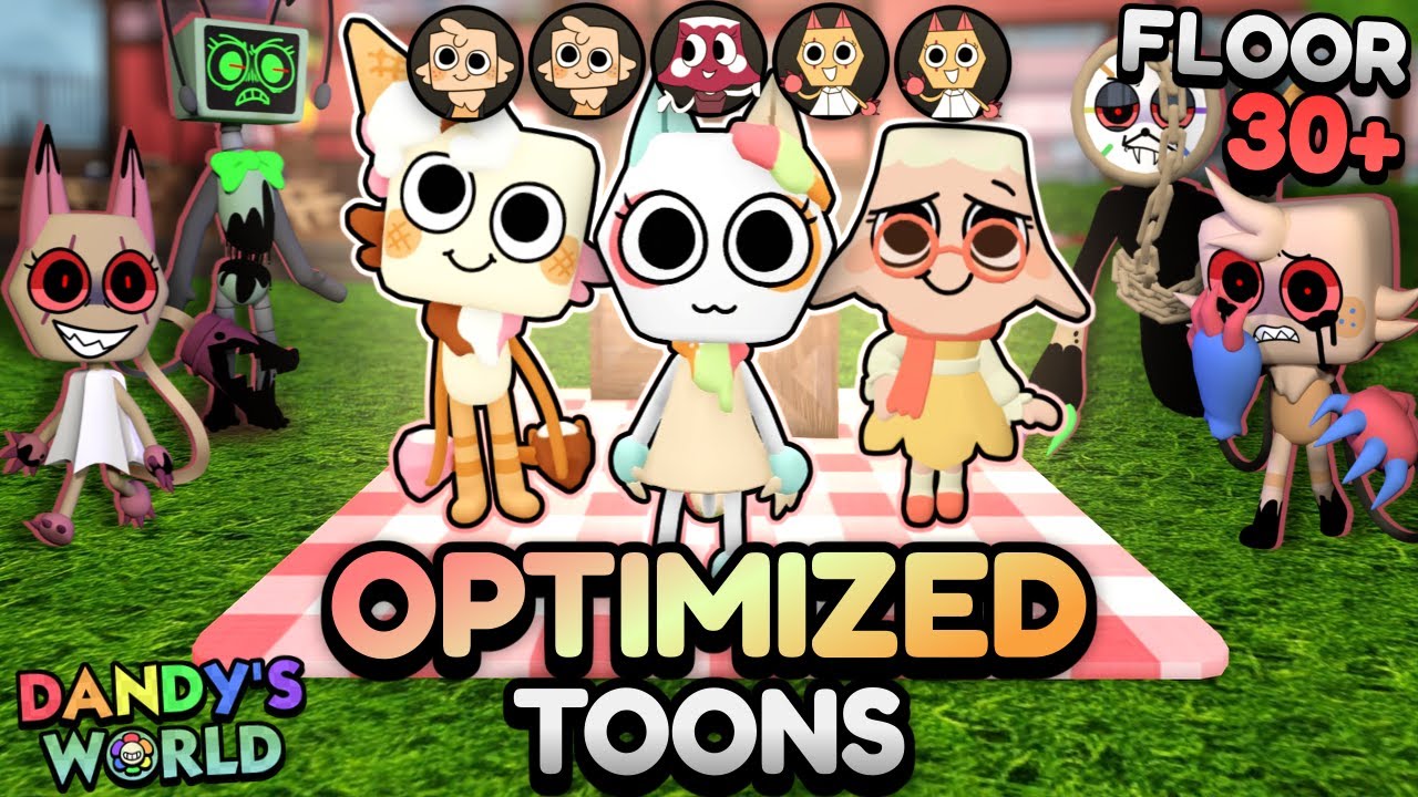 NEW OPTIMIZATION TOONS RUN (FLOOR 30+) | DANDY'S WORLD
