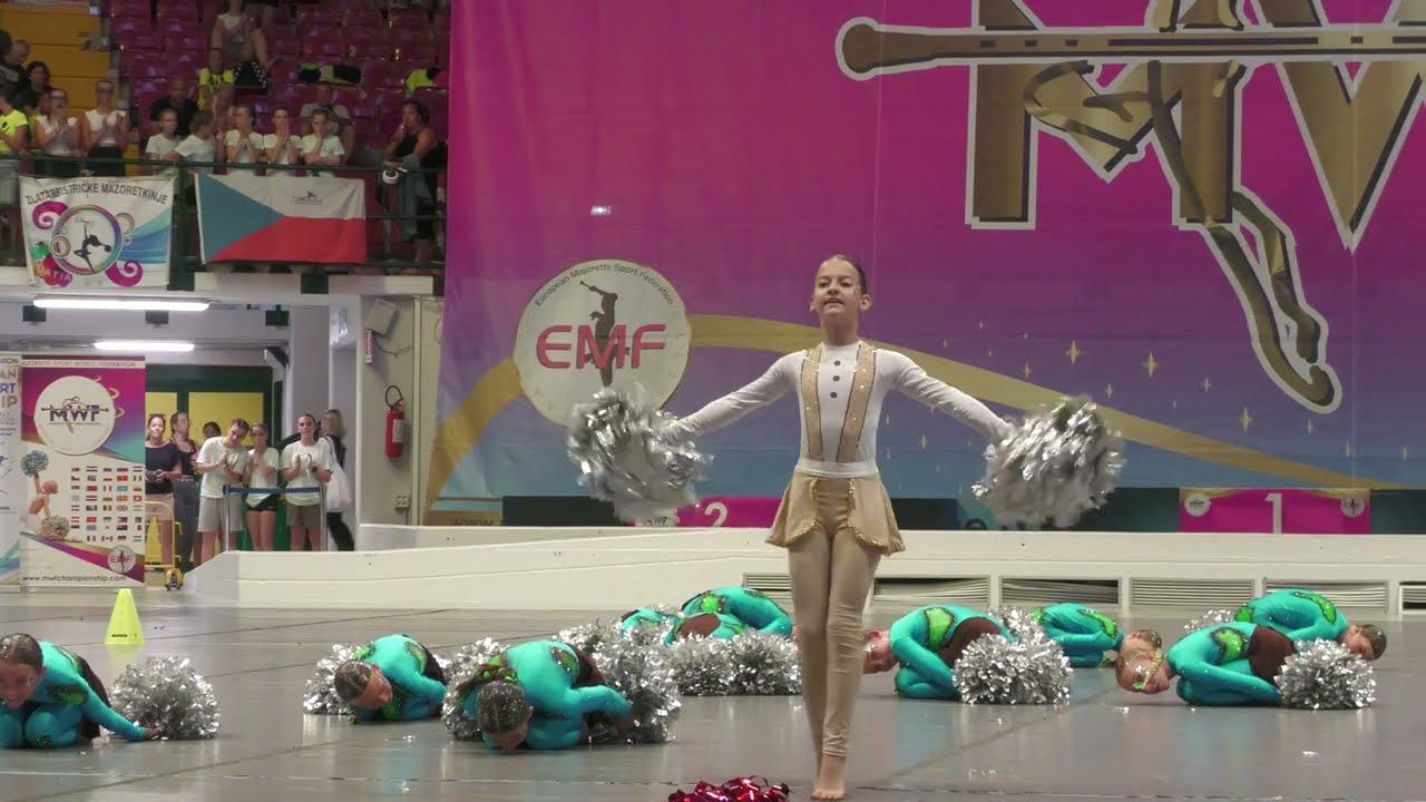 *Lions Academy Hradec Kralove* -pom -XX European Majorette Championship MWF Monza 2025