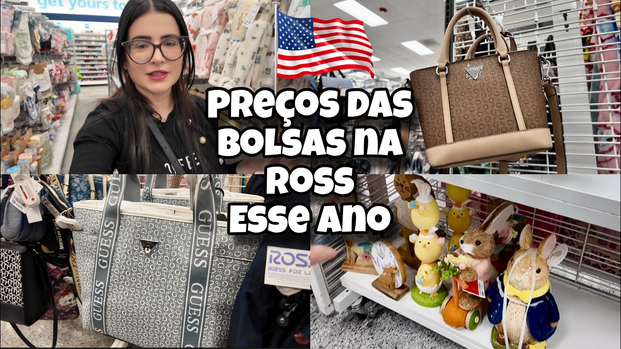 TOUR NA ROSS NOS EUA | preços reais de bolsas de marca e decoração de Páscoa 🇺🇸