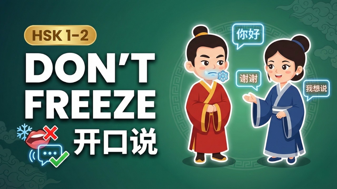 Why You Understand Chinese But Can't Speak? 6 Steps to Fluency (HSK 1-2)
