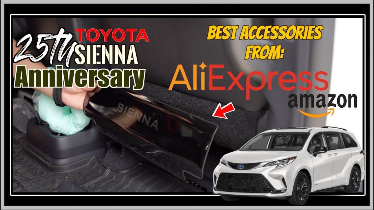 Аксессуары для Toyota Sienna 2021–2025 годов выпуска