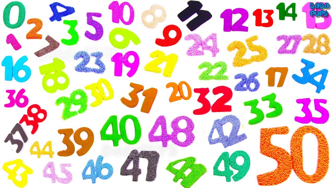 Learn 1 to 50 Numbers For Kids | Counting Numbers 1-50 |1 to 50| Learn Colors Play Doh Compilation