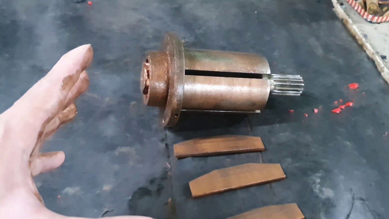 How to overhaul ship accomodation ladder air motor
