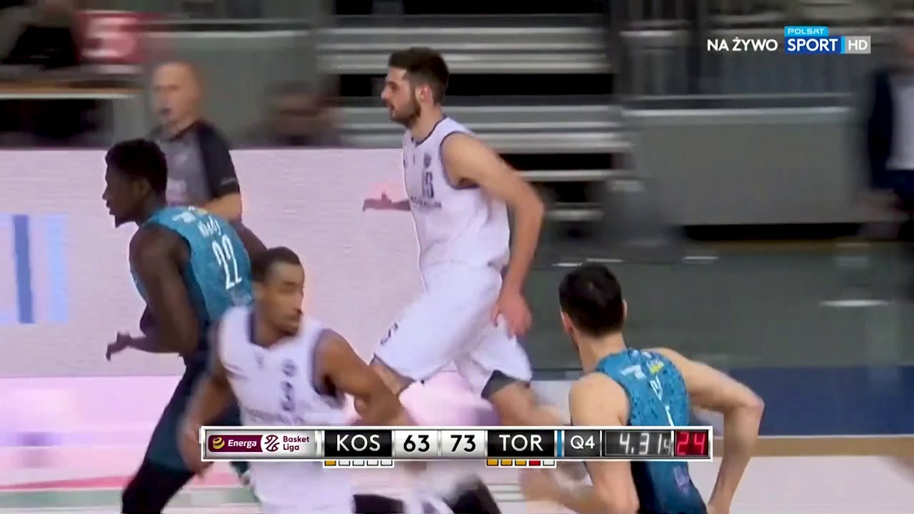Tejić efektownie w dw&oacute;jkowej akcji! #EnergaBasketLiga #PLKPL