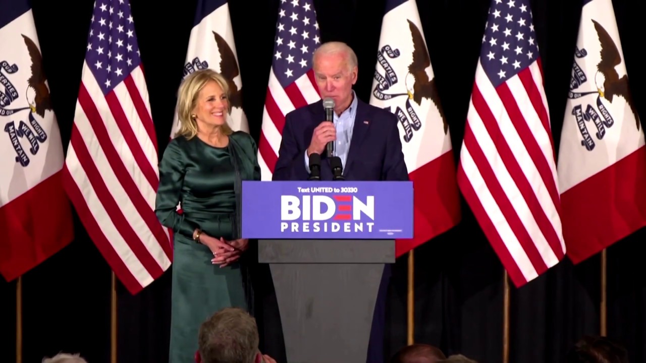 Iowa caucus 2020: Biden bets on beating Trump