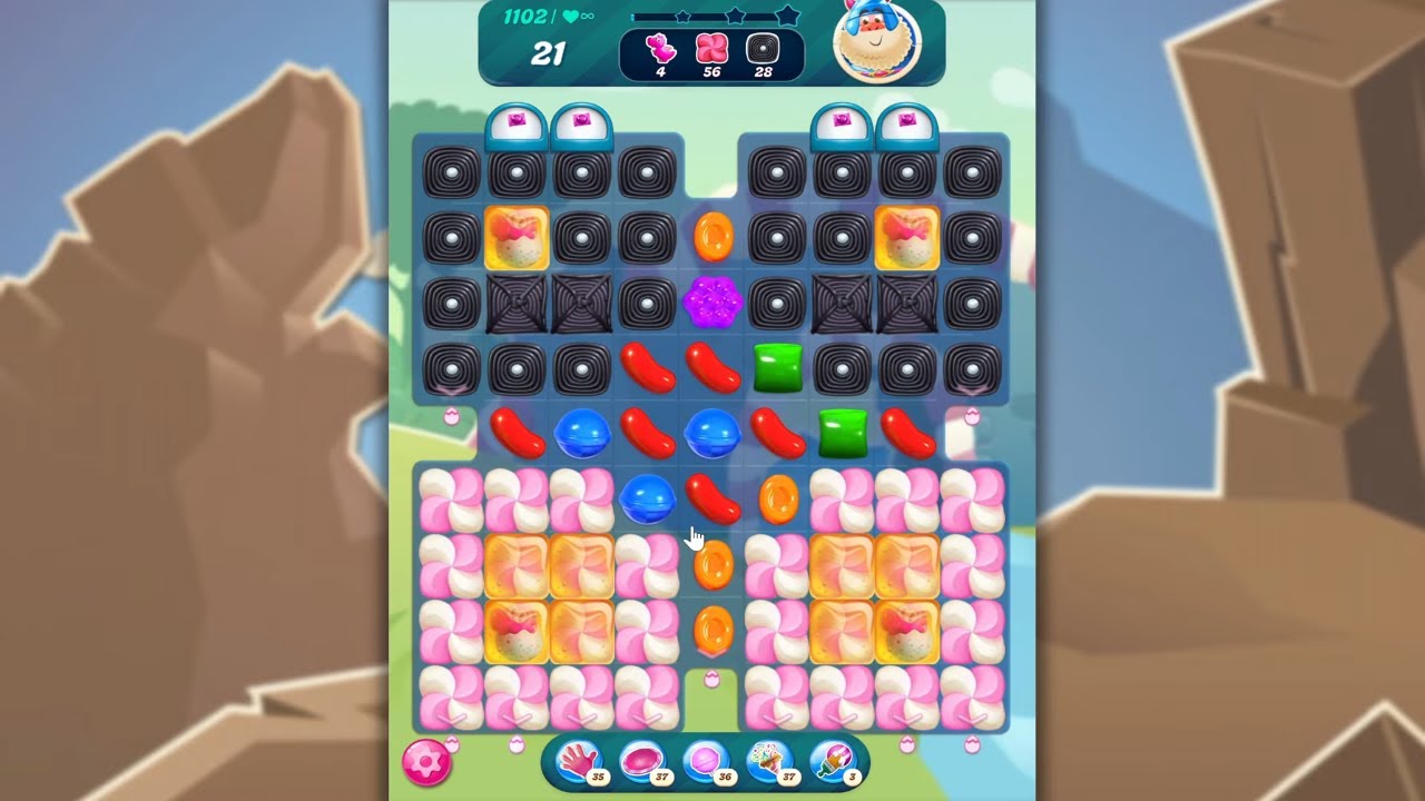 Candy Crush Saga LEVEL 1102 NO BOOSTERS (new version)🐟☑️